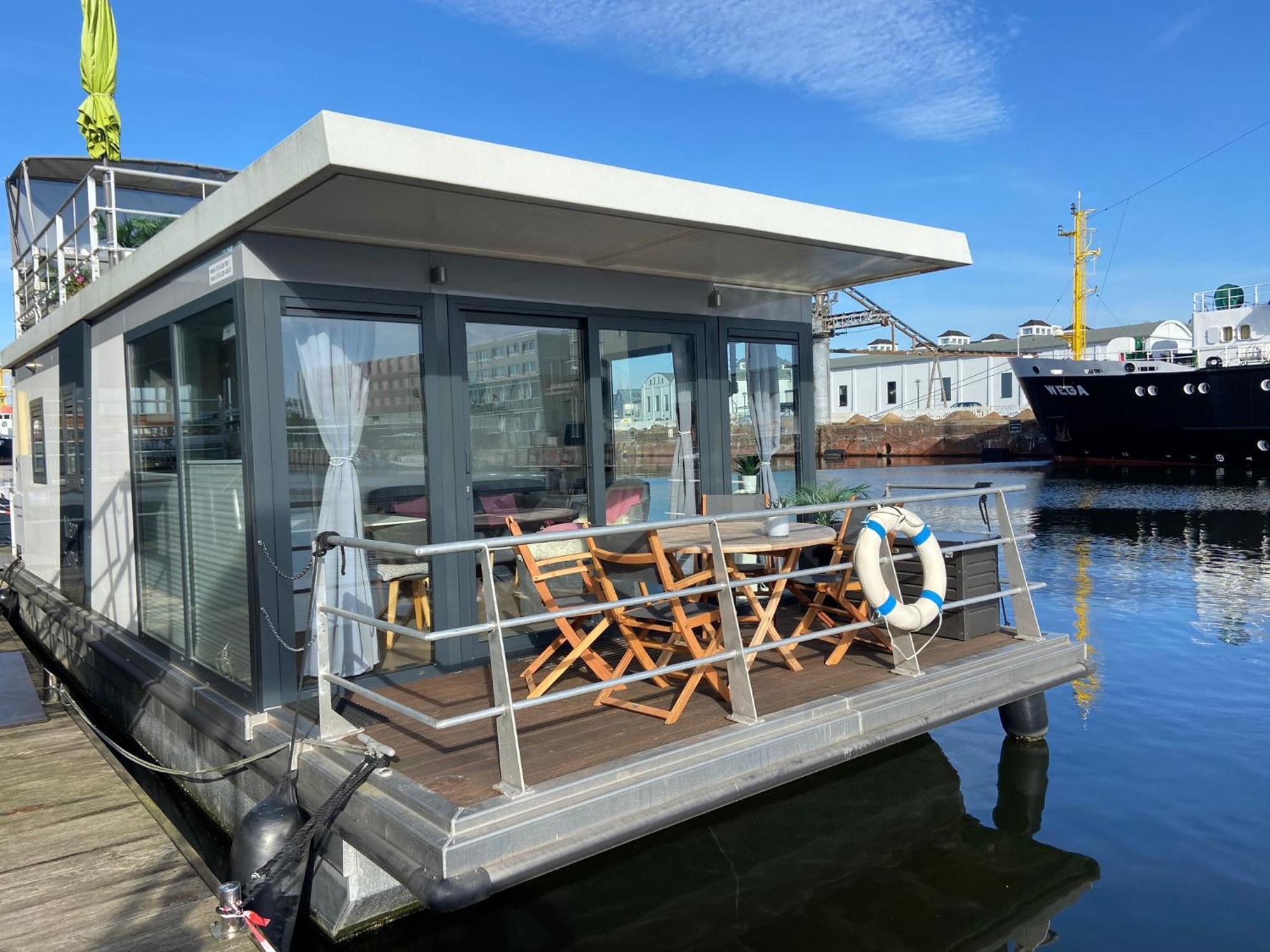 Hausboot Lobster Bremerhaven Exteriér fotografie